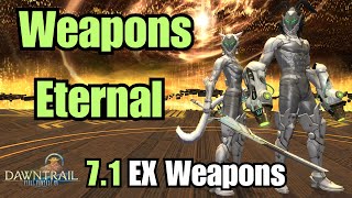 FFXIV Weapons Eternal  EX Weapons [upl. by Groome]