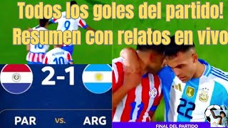 quotParaguay 21 contro lArgentina di Messi golazo di Sanabria videoquot [upl. by Aihtenyc]