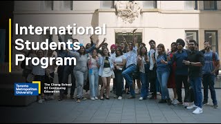 International Students Program At The Chang School [upl. by Lukin727]