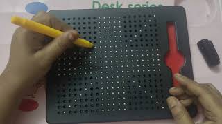 ASMR Satisfying Sound Video 😌  Magnetic Tablet Pattern Drawing [upl. by Van]