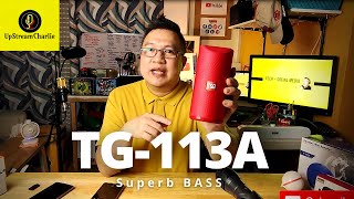 TampG TG 113A BLUETOOTH SPEAKER UNBOXING TESTING REVIEW [upl. by Adalard]