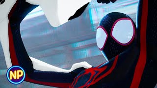 Miles Helps His Dad and Fights The Spot  SpiderMan Across the SpiderVerse 2023  Now Playing [upl. by Entsirhc396]