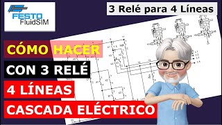 Cómo hacer con 3 relés 4 líneas en cascada eléctrico método sencillo 😊👍 [upl. by Rigdon950]