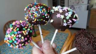 How to make Cake Pops  by Yoyomax12 [upl. by Ayerhs]