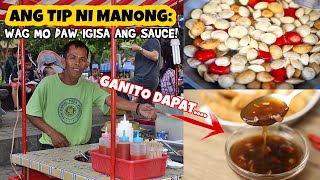 Kaya pala mabenta ang Fishball Sauce ni Manong Ang Sarap  Street Food Pulutan Quarantine Style [upl. by Rohn]