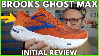 BROOKS GHOST MAX INITIAL REVIEW  BEST VALUE MAX CUSHION SHOE in 2023  EDDBUD [upl. by Kara177]