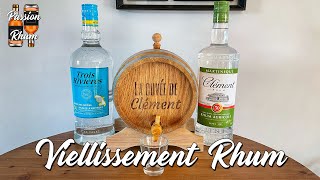 Vieillissement Rhum  Je remplis mon micro fut de rhum 3 Rivières et Clément  Partie 2 [upl. by Zenger]