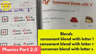 Lists Consonant Blends To Teach after CVC words  phonics part 2 [upl. by Cymbre]