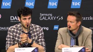 ESCKAZ in Copenhagen Sebalter Switzerland pressconference [upl. by Eisus]