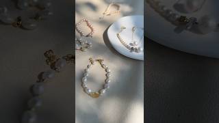 Shining in the sun pearl jewelry collection vanessalotusjewelry handmadejewelry pearljewelry [upl. by Ludeman]