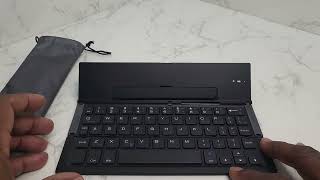 Geyes Folding Bluetooth Keyboard Review [upl. by Eceirahs]