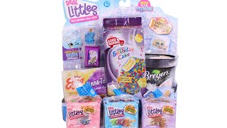 Shopkins Real Littles In the Freezer Lil Shopper Pack and Blind Box Unboxing Toy Review [upl. by Serica690]