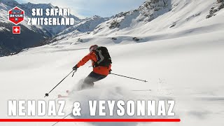 Wintersport in Nendaz amp Veysonnaz  op Ski Safari door Zwitserland [upl. by Yesdnik]