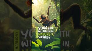 Forest Harmony Yoga with Wildlife in Natures Serenity yoga relaxing nature shorts shortsfeed [upl. by Ardet]