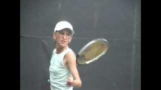 Azarenka Playing Orange Bowl At Age 13 [upl. by Iatnwahs717]