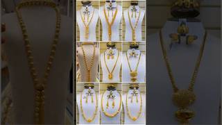 Lightweight gold Necklace Set For Dailywear gold goldnecklace shortvideo shorts trending [upl. by Orvil]