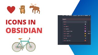 Add Icons to Obsidian [upl. by Ahsiel809]