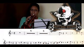 La dosis perfecta panteón rococó video partitura trompeta1 [upl. by Inafetse]