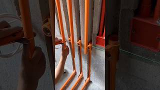 Home decoration PPR water pipe hot melt welding process [upl. by Inalaehon408]