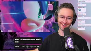 Sonic Frontiers OST quotFind Your Flamequot feat Kellin Quinn amp Tyler Smyth REACTION [upl. by Annodas]