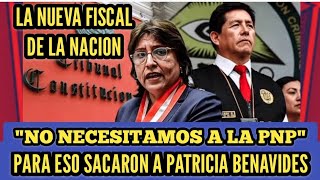 SACO A PATRICIA BENAVIDES Y AHORA MANDA MENSAJE A LOS GENERALES DE LA PNP PARA QUE NO SE METAN [upl. by Levitt]