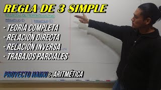 REGLA DE TRES SIMPLE  TEORÍA COMPLETA [upl. by Naro796]