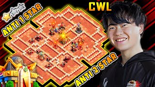 NEW ANTI 2 STAR TH16 BASE  ANTI ROOT RIDER amp SUPER ARCHER BASE  NEW TH16 BASE LINK 2024 [upl. by Namwob265]