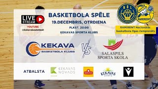 BK Ķekava RAMIRENT Nacionālās Basketbola līgas 20232024 spēle BK Ķekava vs Salaspils Sporta skola [upl. by Itsuj]