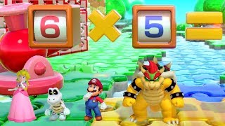 Super Mario Party  Minigames  Dry Bones vs Mario vs Bowser vs Peach [upl. by Natlus]