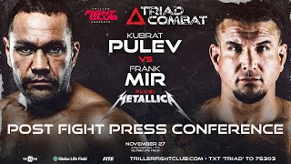 Triller Fight Club Presents Triad Combat  Pulev vs Mir  Post Fight Press Conference [upl. by Ernst]