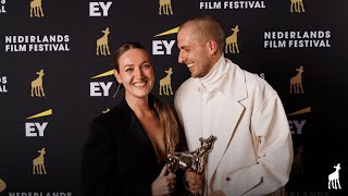 Minke Lunter en John van Vlerken winnen het Gouden Kalf voor Beste Costume Design 2024 [upl. by Ybok]