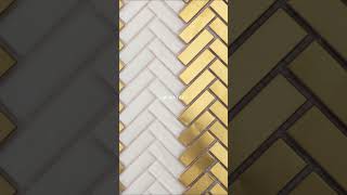 Platinum Herringbone Mosaic Tiles [upl. by Goines792]