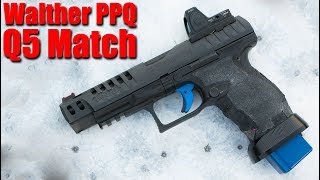 Walther PPQ Q5 Match Full Review Most Accurate Pistol Ever [upl. by Scrope362]