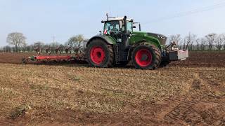 Fendt 1050 Kverneland LO85 ploughing [upl. by Odlonra]