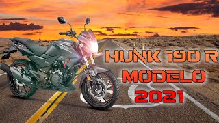 NUEVA HERO HUNK 190R TRAE MEJOR MOTOR [upl. by Atinor744]