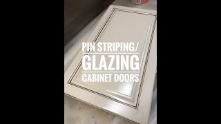 GlazingPinstriping Cabinet Doors [upl. by Neeli]