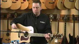 Washburn AcousticElectric Guitar D56SWCE Demo [upl. by Slack]