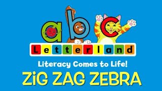 Zig Zag Zebra song and handwriting song letterland [upl. by Aremmat]