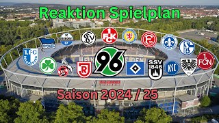 Reaktion Spielplan 2024  25 [upl. by Nuoras]