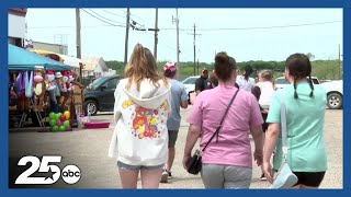 People from all over flock to Gatesville for solar eclipse block party [upl. by Filemon]