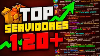 🛑 TOP 10 Mejores Servidores de Minecraft 120  121 del 2024😲No Premium  PremiumJAVA BEDROCK [upl. by Ahsikahs177]