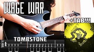 WAGE WAR  Tombstone Guitar Cover  TAB NEW SONG 2024 [upl. by West547]