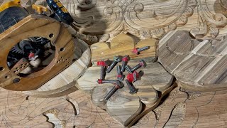 How to use router machine for wood carving by TG wood art [upl. by Aenea]