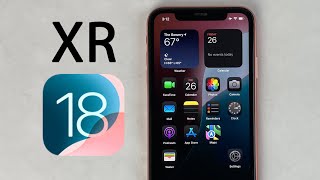 iOS 18 on iPhone XR  OLDEST iPhone Supported [upl. by Amieva498]