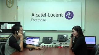 VOIP DEMO VideoEstiNet with Alcatel Lucent [upl. by Soelch]