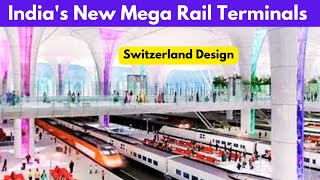 India Plans World Class Mega Rail Terminals  Hub And Spoke Model  Switzerland Design [upl. by Katherine500]