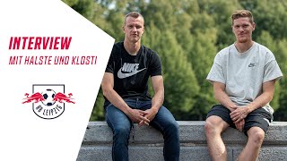 quotWir haben noch viel vorquot  Marcel Halstenberg und Lukas Klostermann im DoppelInterview [upl. by Misti428]