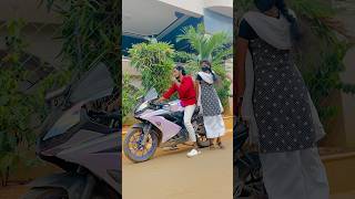 😳Adi pavi unna bike la era sonna🤣lovestatus love couple trending trending funny reels fun [upl. by Eciram511]