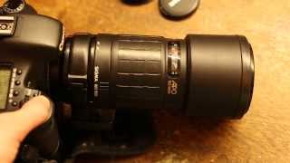 Sigma 300mm F4 APO TELE Macro [upl. by Ahsenahs959]