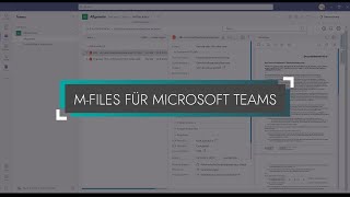 MFiles Integration in Microsoft Teams [upl. by Enileuqcaj24]